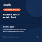 Steps2Life coming soon placeholder for Reusable Sticker Activity Book